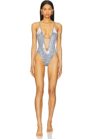Diesel Daisy One Piece Swimsuit in Charcoal. - size L (also in M, S)