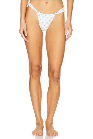 Montce Sandra Bikini Bottom in White. - size L (also in M, S, XS)