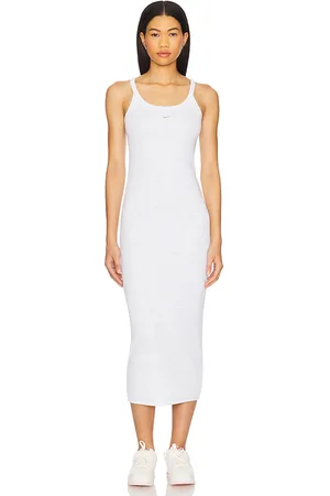 Nike Tight Mini-Rib Tank Dress in Grey. - size L (also in M, S, XL, XS)
