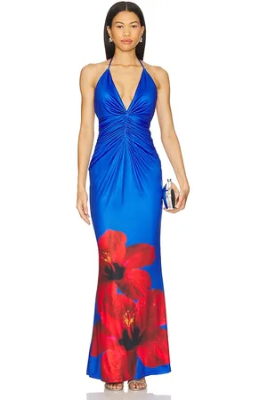 Runaway The Label Primrose Maxi Dress in Royal. - size L (also in M, S, XL, XS, XXL)