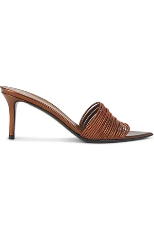 Giuseppe Zanotti Intrigo 70 Sandal in Metallic Bronze. - size 36 (also in 37, 39, 40)