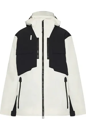 Whitespace 2L Cargo Insulated Jacket in White,Black. - size M (also in S)