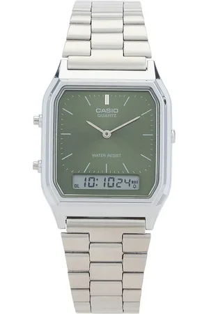 Casio Aq230 Series Watch in Metallic Silver.