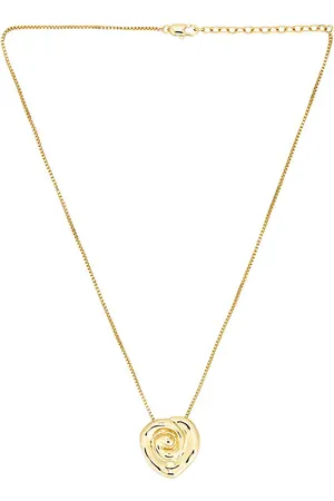 Luv AJ Coquille Pendant Necklace in Metallic .