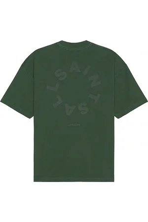 AllSaints Tierra Crew Neck Tee in Green. - size L (also in M, S, XL/1X)