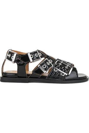 Ganni Feminine Buckle Sandal in . - size 37 (also in 38, 39, 40)