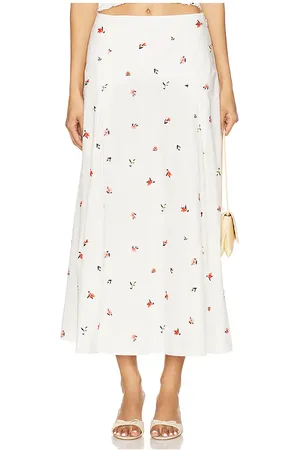 Solid The Gael Skirt in White. - size L (also in M, S, XL, XS)
