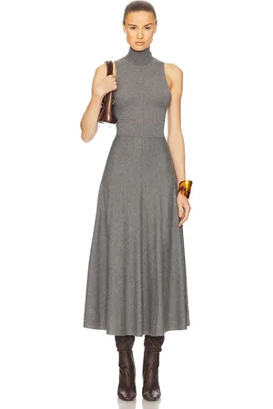 Helsa Francesca Maxi Dress in Grey. - size L (also in M, S, XL, XS, XXS)