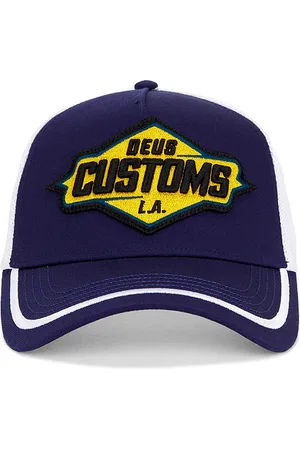 Deus Ex Machina Bills Trucker Hat in Blue.