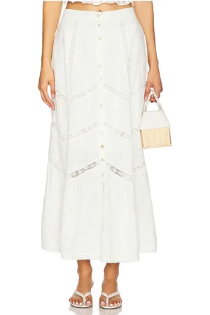 LOVESHACKFANCY Ritson Skirt in . - size L (also in M, XL)