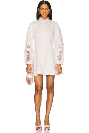 CLEA Indra Mini Dress in Blush. - size L (also in M, S, XS)