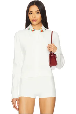 Essentiel Antwerp Hollandia Cardigan in White. - size L (also in M, S, XL, XS)