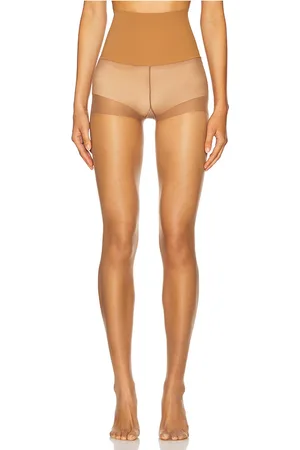 Commando Highlighter Sheer Tights in Beige. - size L (also in M, S, XL)
