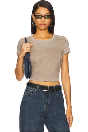 Cotton Citizen Standard Baby Tee in Grey. - size L (also in M, S, XS)