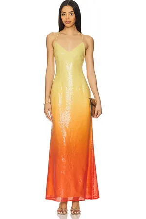 Runaway The Label Niyah Maxi Dress in Yellow. - size L (also in M, XS)