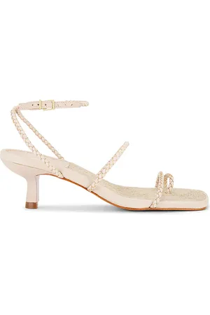 Schutz Kaya Mid Sandal in Cream. - size 10 (also in 6, 6.5, 7, 7.5, 8, 8.5, 9, 9.5)