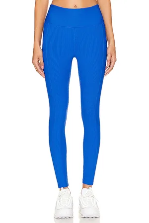 YEAR OF OURS Ribbed Pocket Legging in Blue. - size L (also in M)