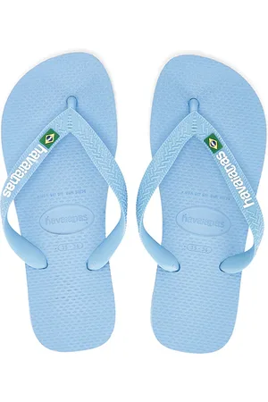 Havaianas Brazil Logo Sandal in Baby Blue. - size 35/36 (also in 37/38, 39/40, 41/42)