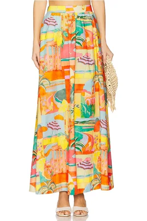 Show Me Your Mumu Pisa Skirt in Orange. - size L (also in M, S, XS)