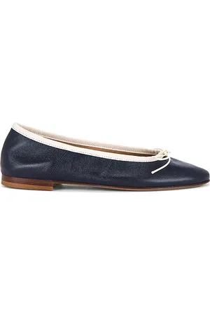 Mansur Gavriel Dance Ballerina Flat in Navy. - size 37 (also in 38, 39)