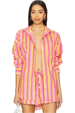 L*Space Santa Cruz Tunic in Red,Yellow. - size L (also in M, S, XL, XS)