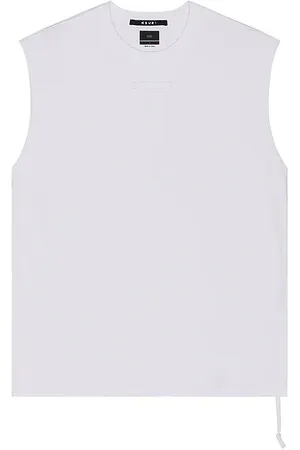 KSUBI Intruder Cut Off Tee in White. - size L (also in M, S, XL/1X)