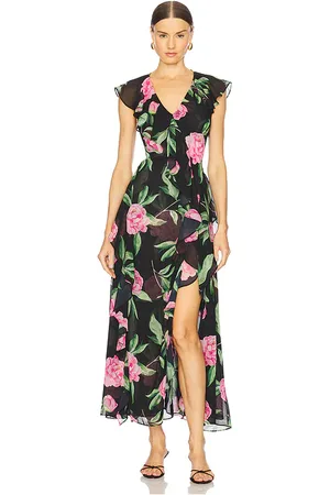 MISA Lilith Dress in Black. - size L (also in M, S, XS, XXS)