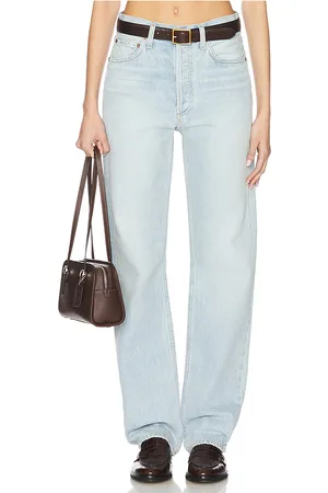 AGOLDE Kelly High Rise Straight in Blue. - size 23 (also in 24, 25, 26, 27, 28, 29, 30, 31, 32, 33, 34)