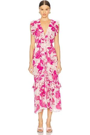 MISA Kidada Dress in Fuchsia. - size M (also in S, XL, XS)