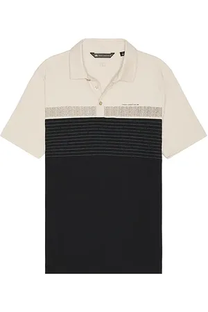 Travis Mathew Hang Glide Polo in Black. - size L (also in M, S, XL/1X)