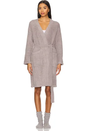 Barefoot Dreams CozyChic Solid Robe in Grey. - size XXS/XS (also in S/M)