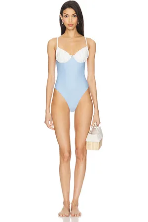 Rowen Rose Bustier One Piece in Baby Blue. - size 34 (also in 36, 38, 40)