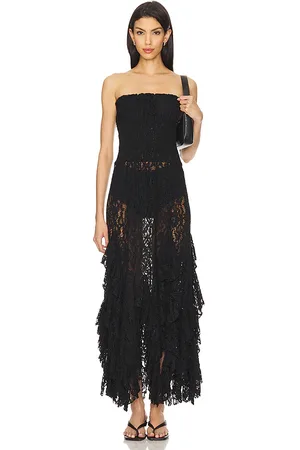 Leslie Amon Monica Dress in Black. - size M (also in S, XL, XS)