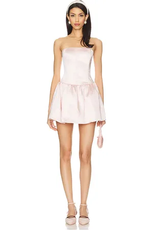 Runaway The Label Matiya Mini Dress in Blush. - size L (also in M, S, XL)