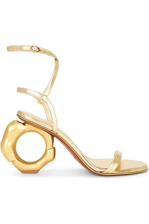 Cult Gaia Circe Sandal in Metallic Gold. - size 36 (also in 37, 38, 40)