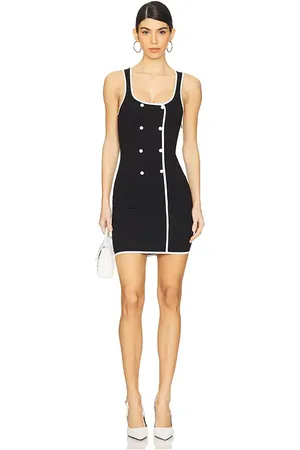 ALL THE WAYS Alma Mini Dress in Black. - size L (also in M, S, XL, XS, XXS)