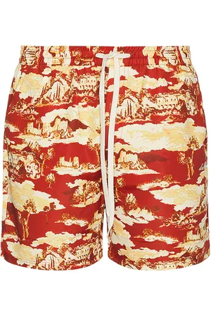 Les Deux Stan Ruins Swim Shorts 2.0 in Red. - size L (also in M, S)