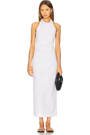 ENZA COSTA Poplin Halter Dress in . - size 0 (also in 1, 2)