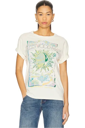 DAYDREAMER Fleetwood Mac Dreams Boyfriend Tee in Cream. - size L (also in M, S, XL, XS)