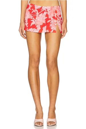 Miaou Micro Mini Skirt in Red. - size XL (also in XS)