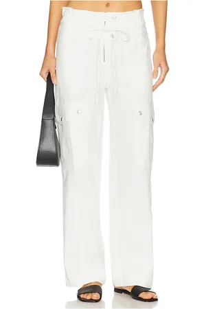 Free People Park Ave Pant in White. - size L (also in M, S, XL, XS)