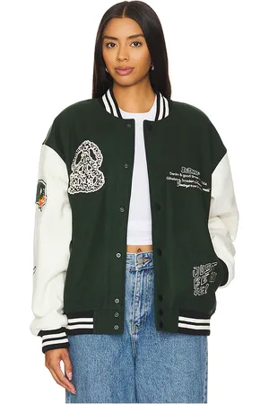 Dr Denim Annivarsity Jacket in Green. - size M (also in XL)