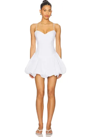 Bardot Lissett Poplin Mini Dress in White. - size 10 (also in 12, 2, 4, 6, 8)