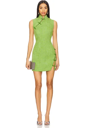 Sau Lee Ines Tweed Dress in Green. - size 12 (also in 4)
