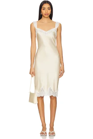 Tularosa Camille Dress in Cream. - size L (also in M)
