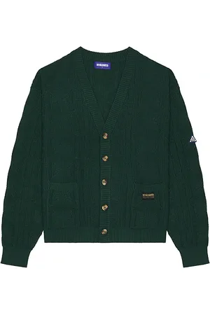 Deva States Cobweb Knitted Cardigan in Dark . - size M (also in S)