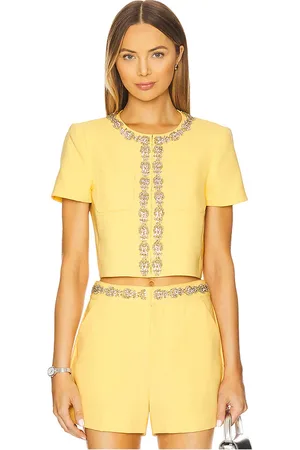 Cinq A Sept Samina Jacket in Lemon. - size 10 (also in 6)