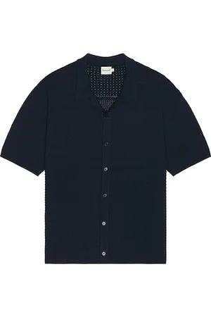Bound Rupert Crochet Knit Shirt in . - size L (also in M, S, XL/1X)