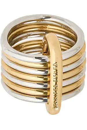 Jennifer Fisher Ring Set in Metallic Silver,Metallic Gold. - size 6 (also in 7, 8)
