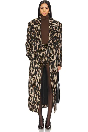 SER.O.YA Chiara Wool Coat in Brown. - size M (also in S, XL)